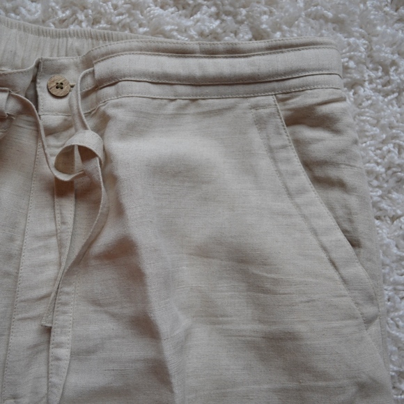 Drawstring Linen Pants